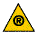 Protective footwear yellow triangle