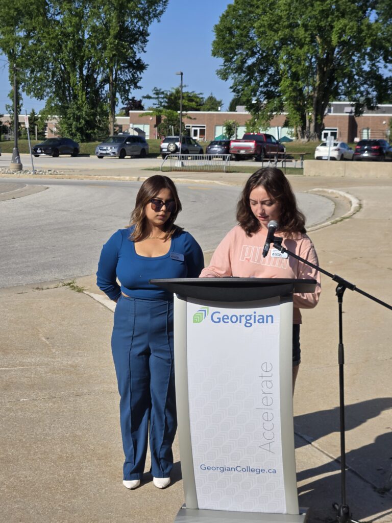 Emancipation Day flag raising at the Owen Sound Campus. Aug. 1, 2025