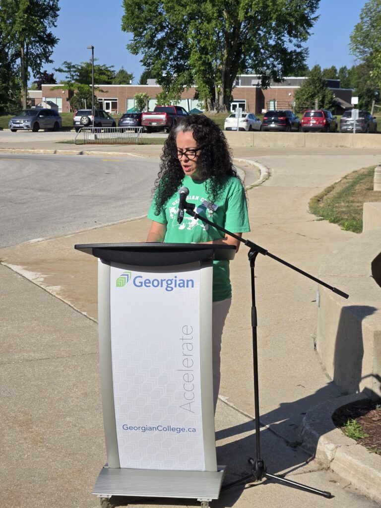 Emancipation Day flag raising at the Owen Sound Campus. Aug. 1, 2025