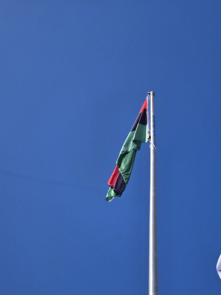 Emancipation Day flag raising at the Owen Sound Campus. Aug. 1, 2025