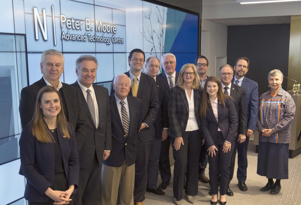 Government funders, donors, Georgian staff and students gathered to officially open the Peter B. Moore Advanced Technology Centre at the Barrie Campus.