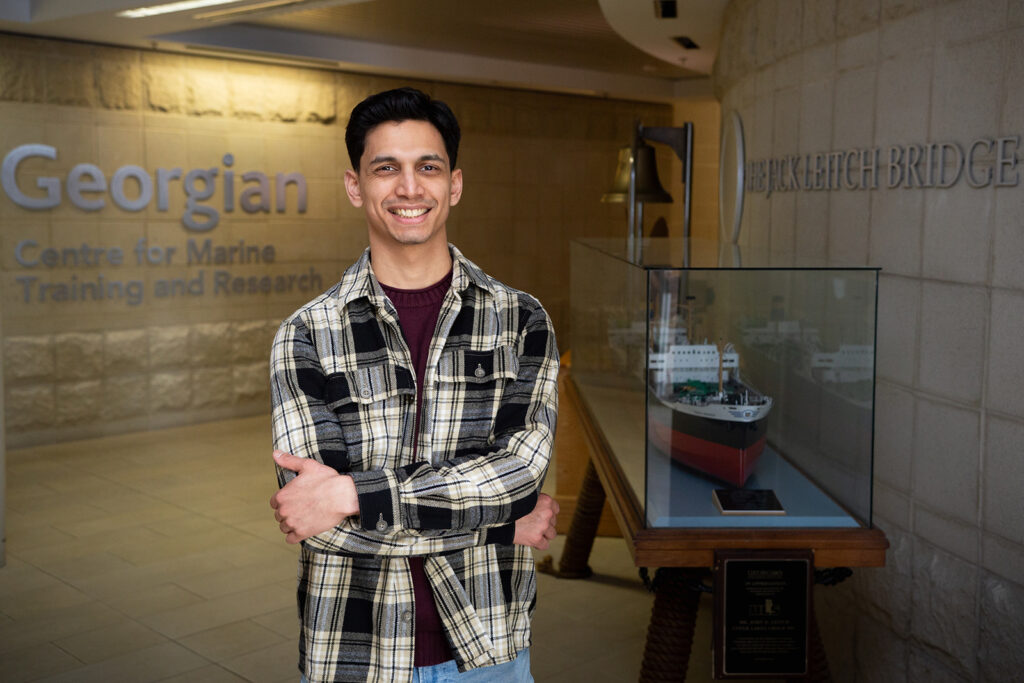 Marine Navigation student