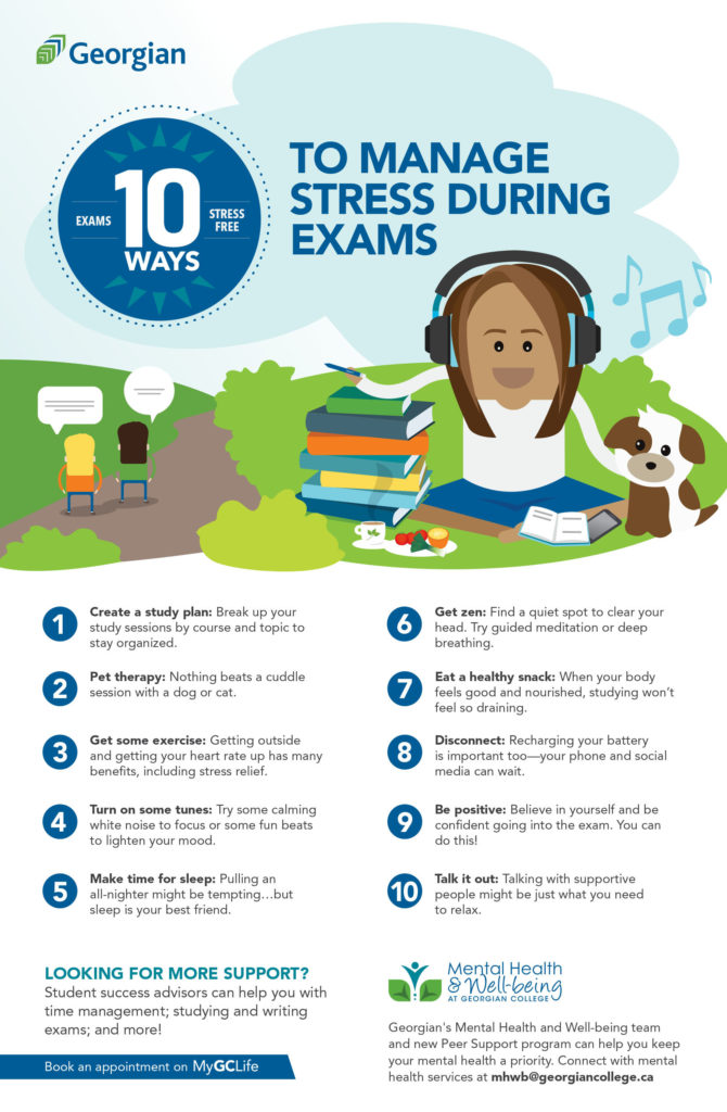 10 Ways To Manage Stress During Exams Georgian College