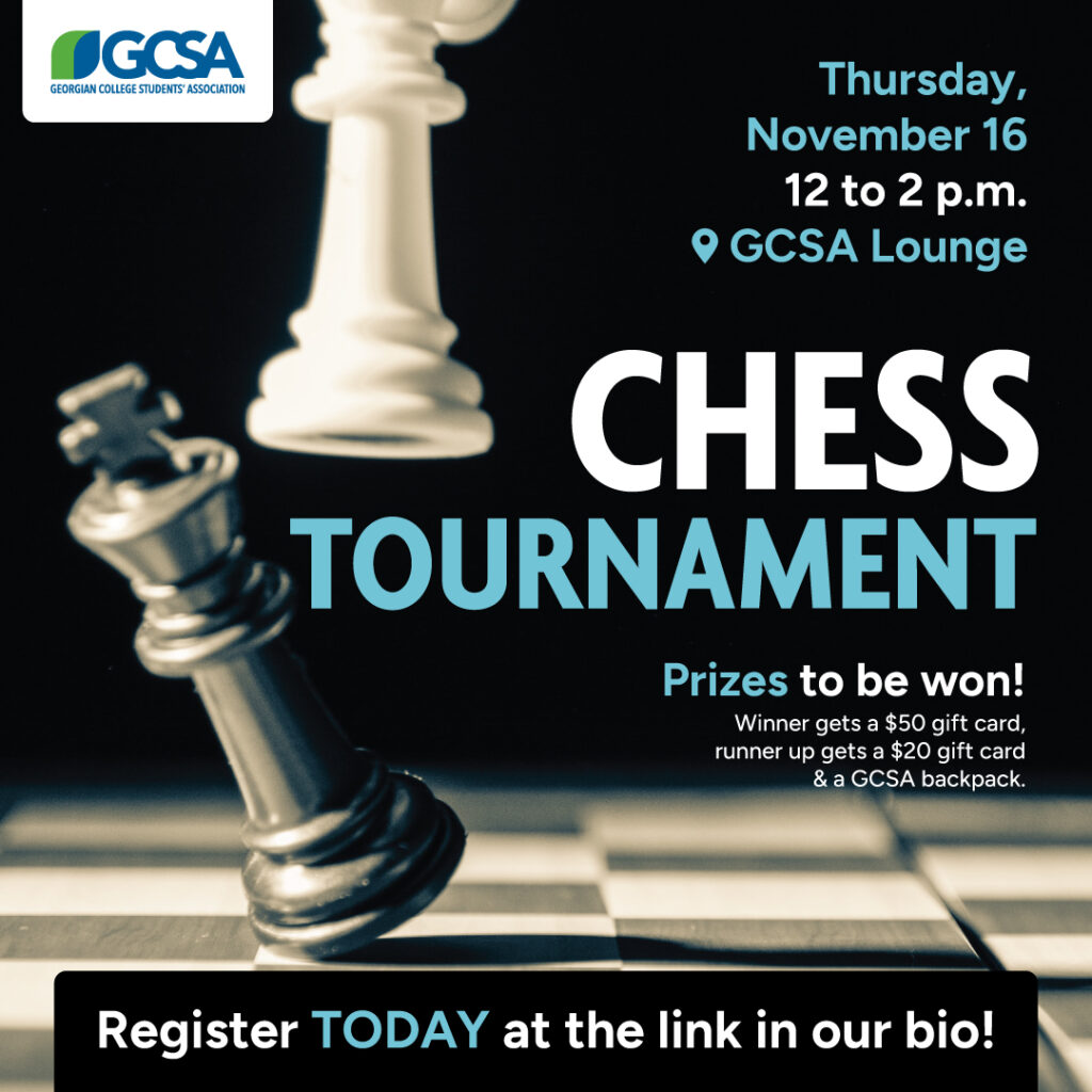 Chess tournament poster