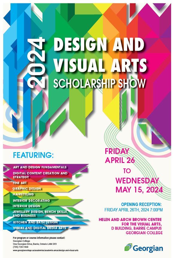 Design And Visual Arts Scholarship Show Barrie Event Georgian College