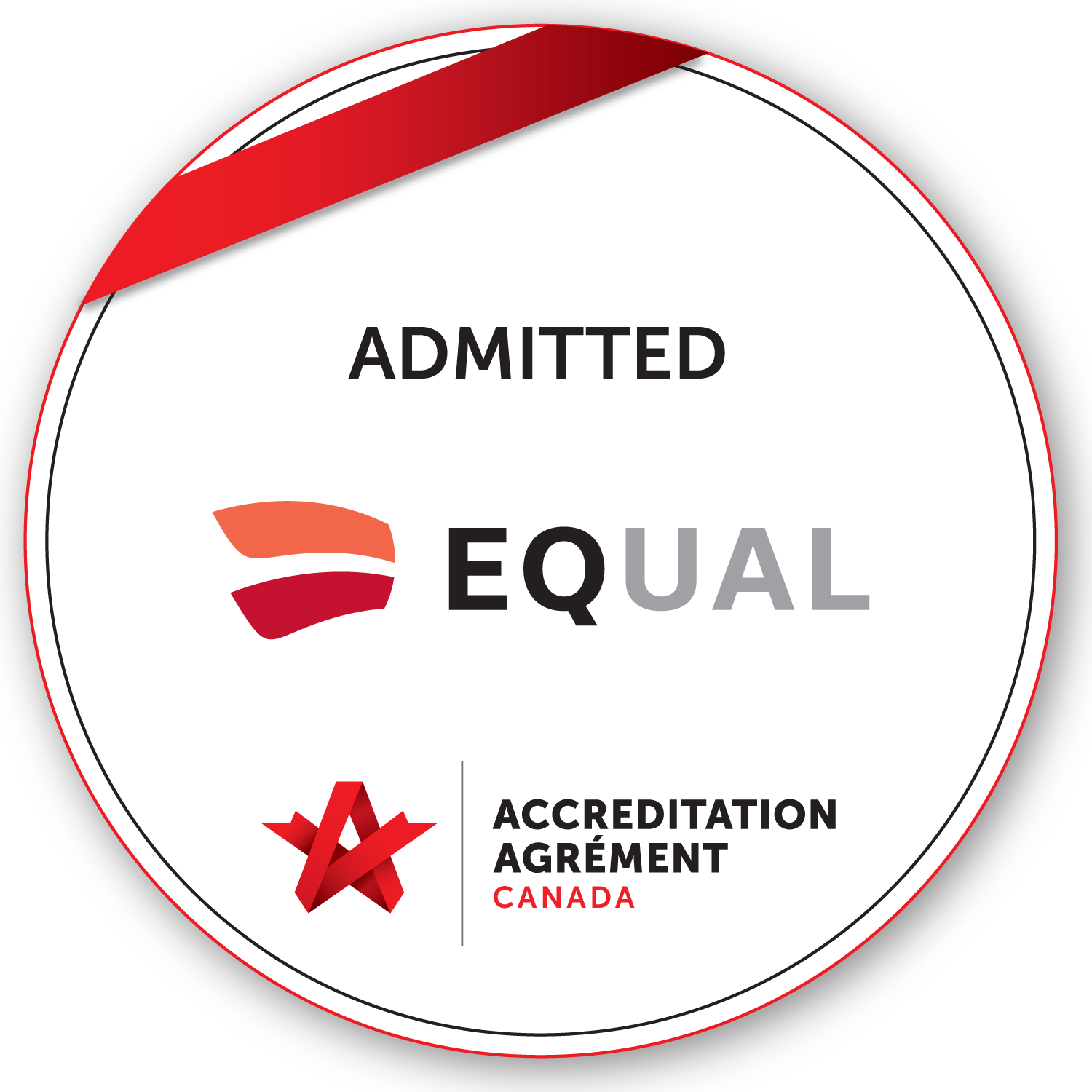 Admitted. Equal logo