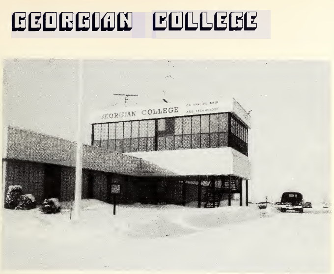 Georgian College Owen Sound Campus, 1981.
