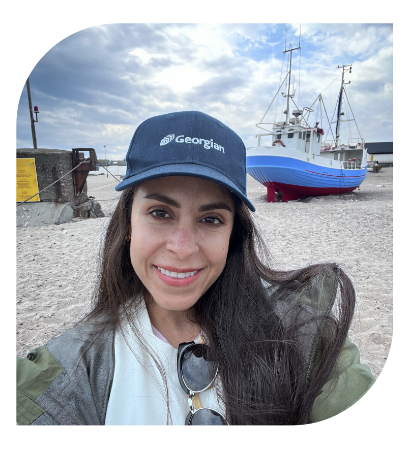 An image of Juliana during her trip to Denmark