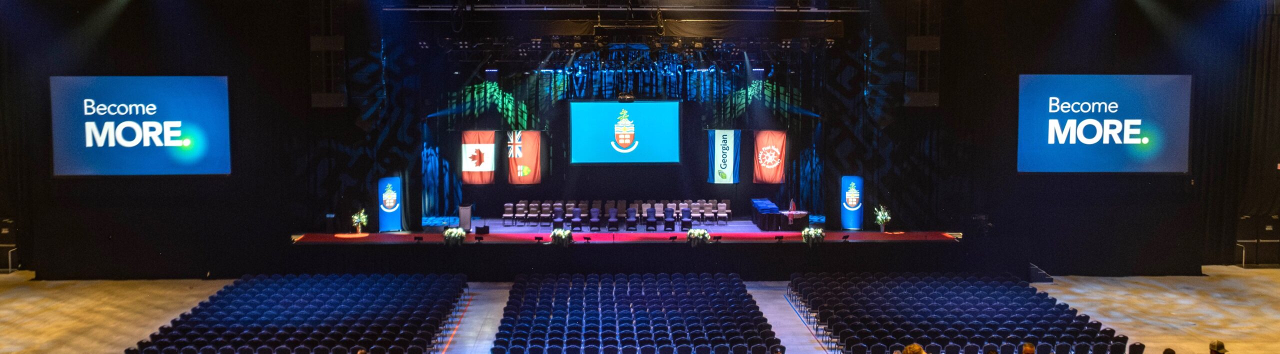 Convocation ceremony stage