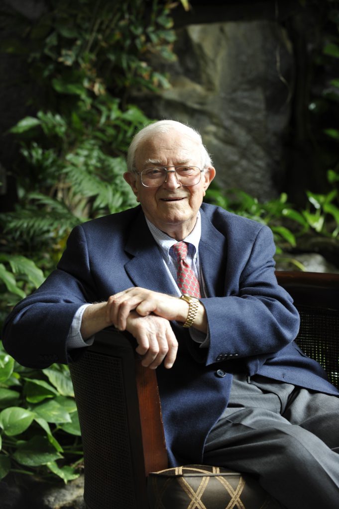 Henry Bernick, sitting down