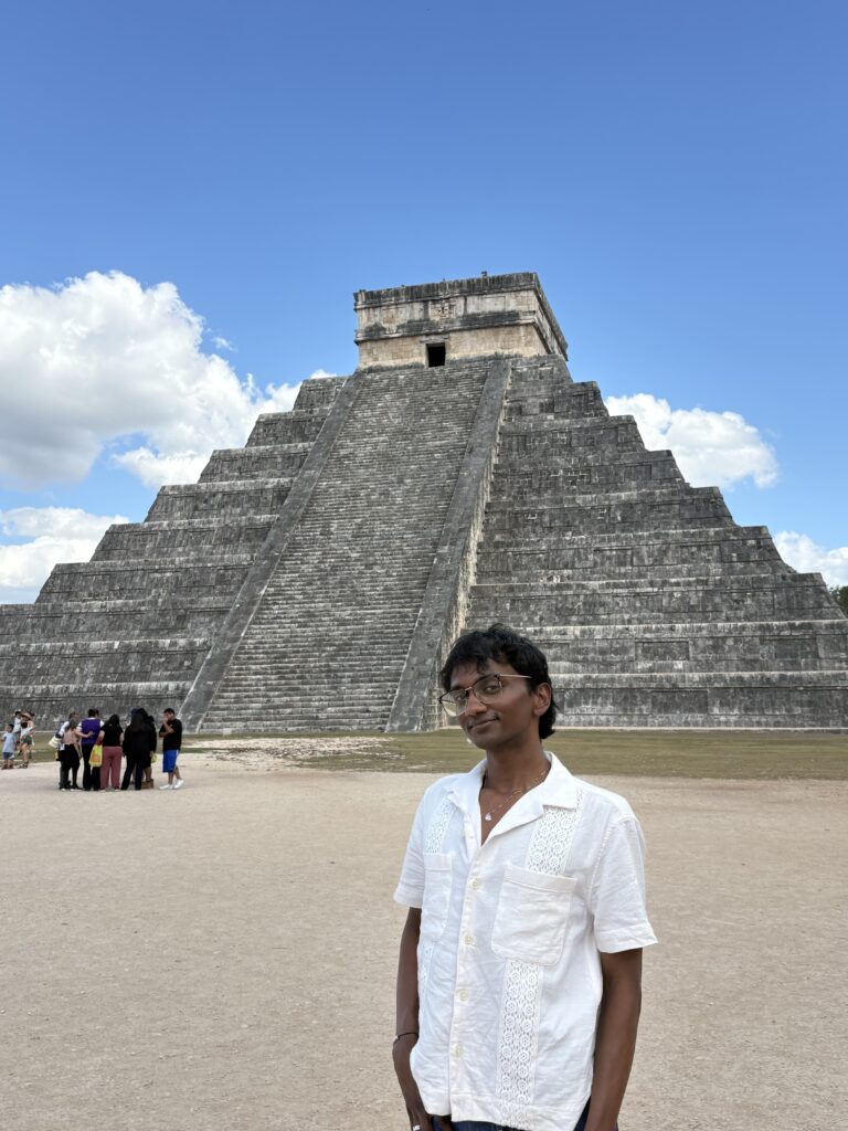 Steve Schwallie at Chichén Itzá.