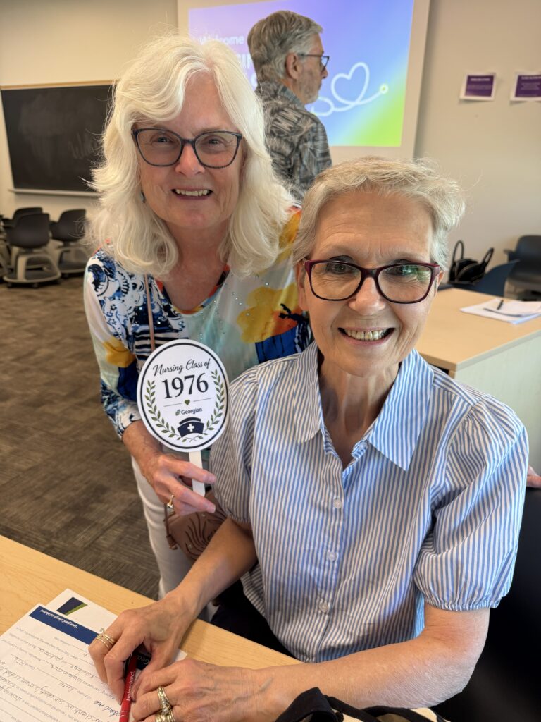 Members of the Class of 1976 at their reunion.