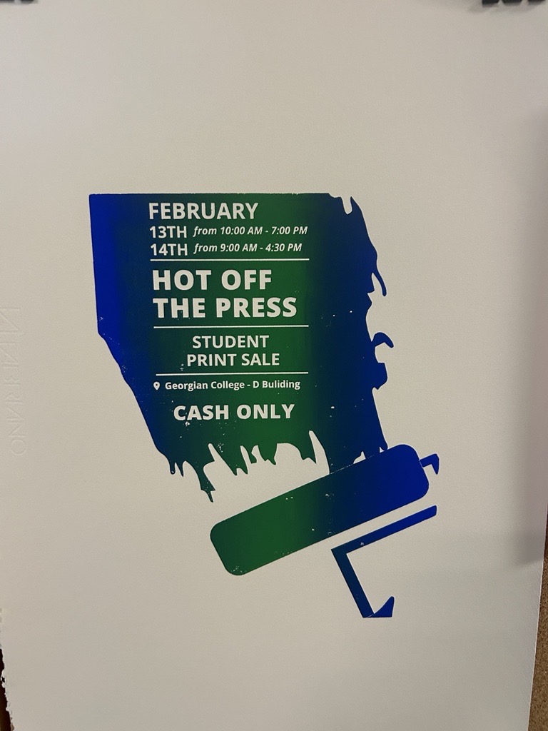 Hot off the press sale poster