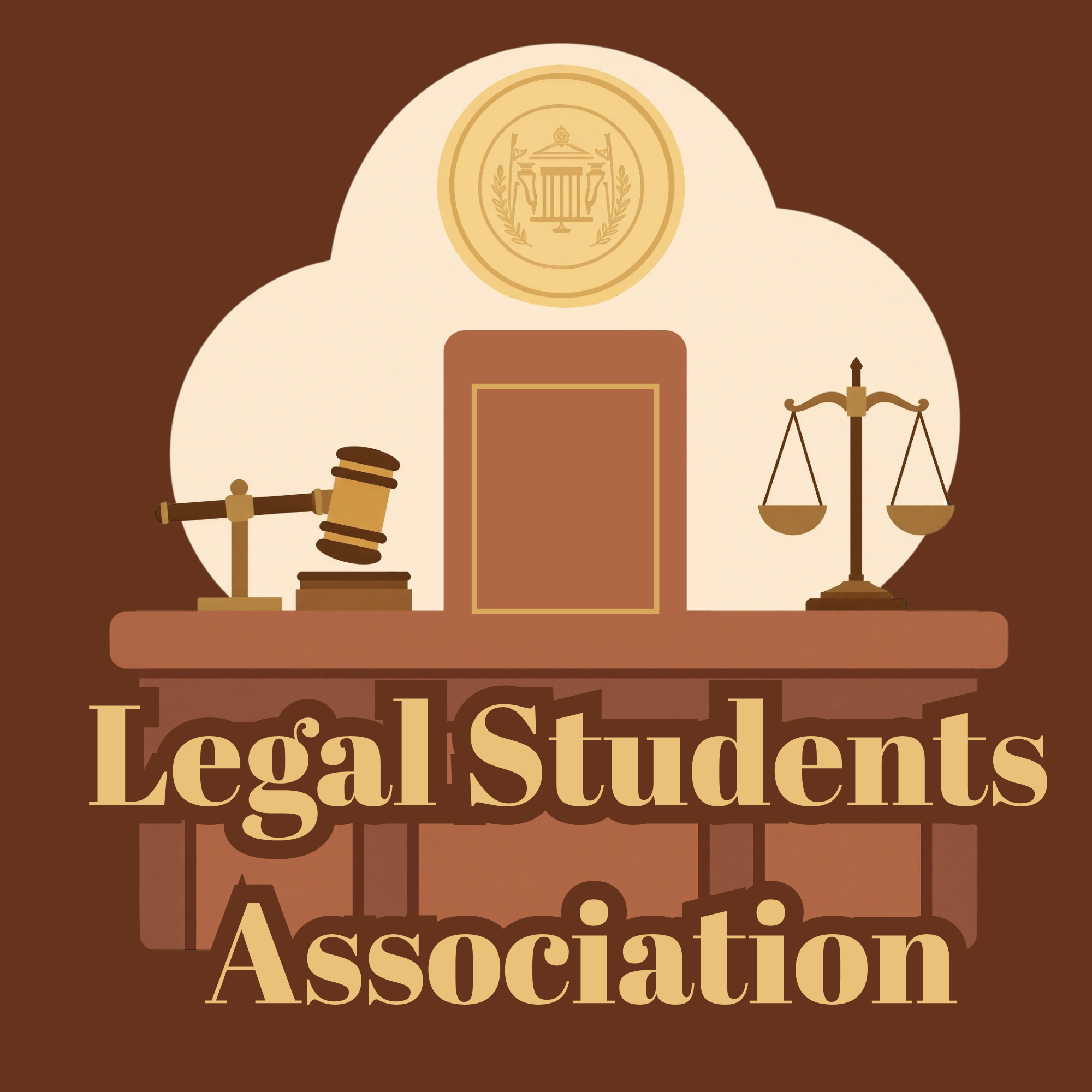 Legal students association logo