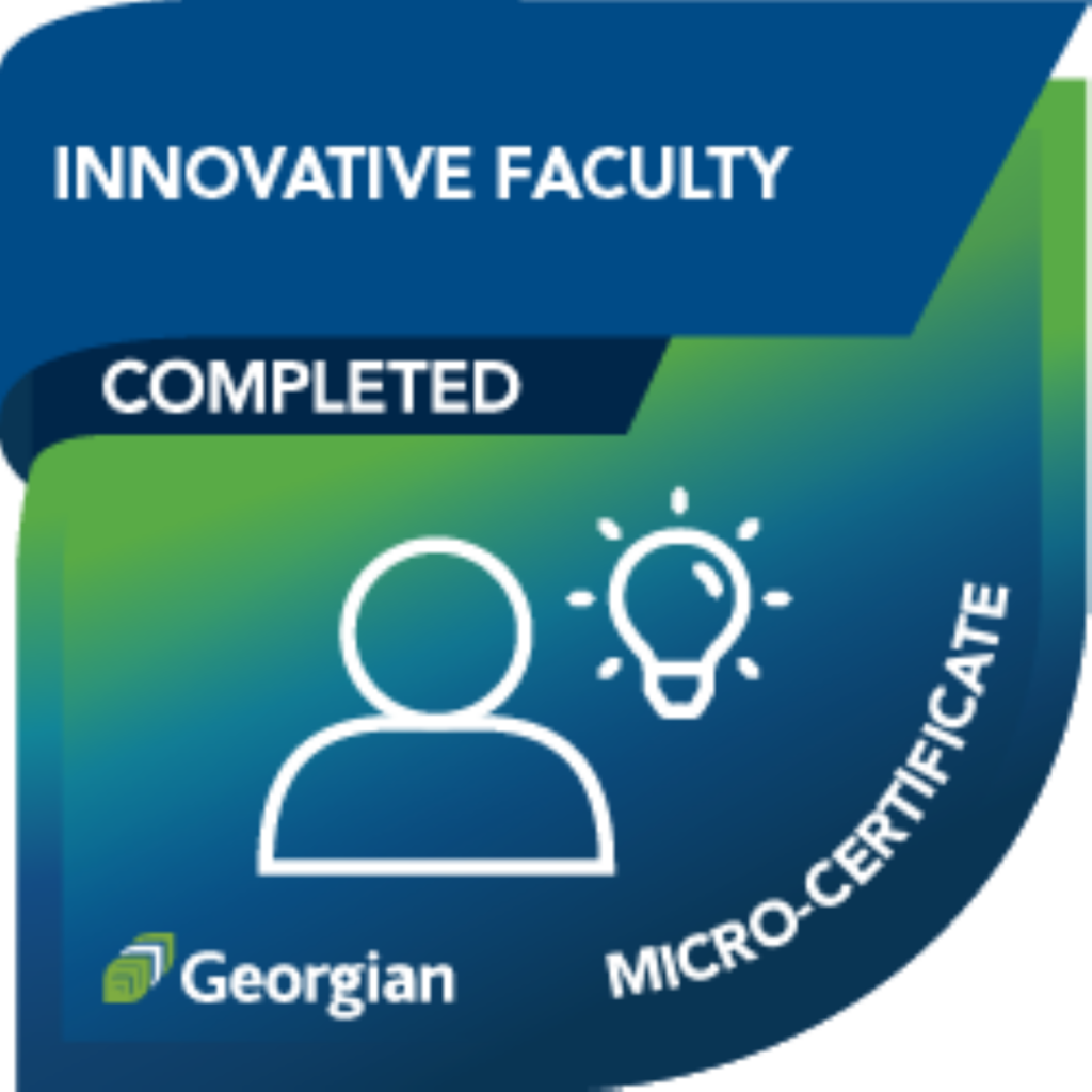 Innovative Faculty Badge Completed