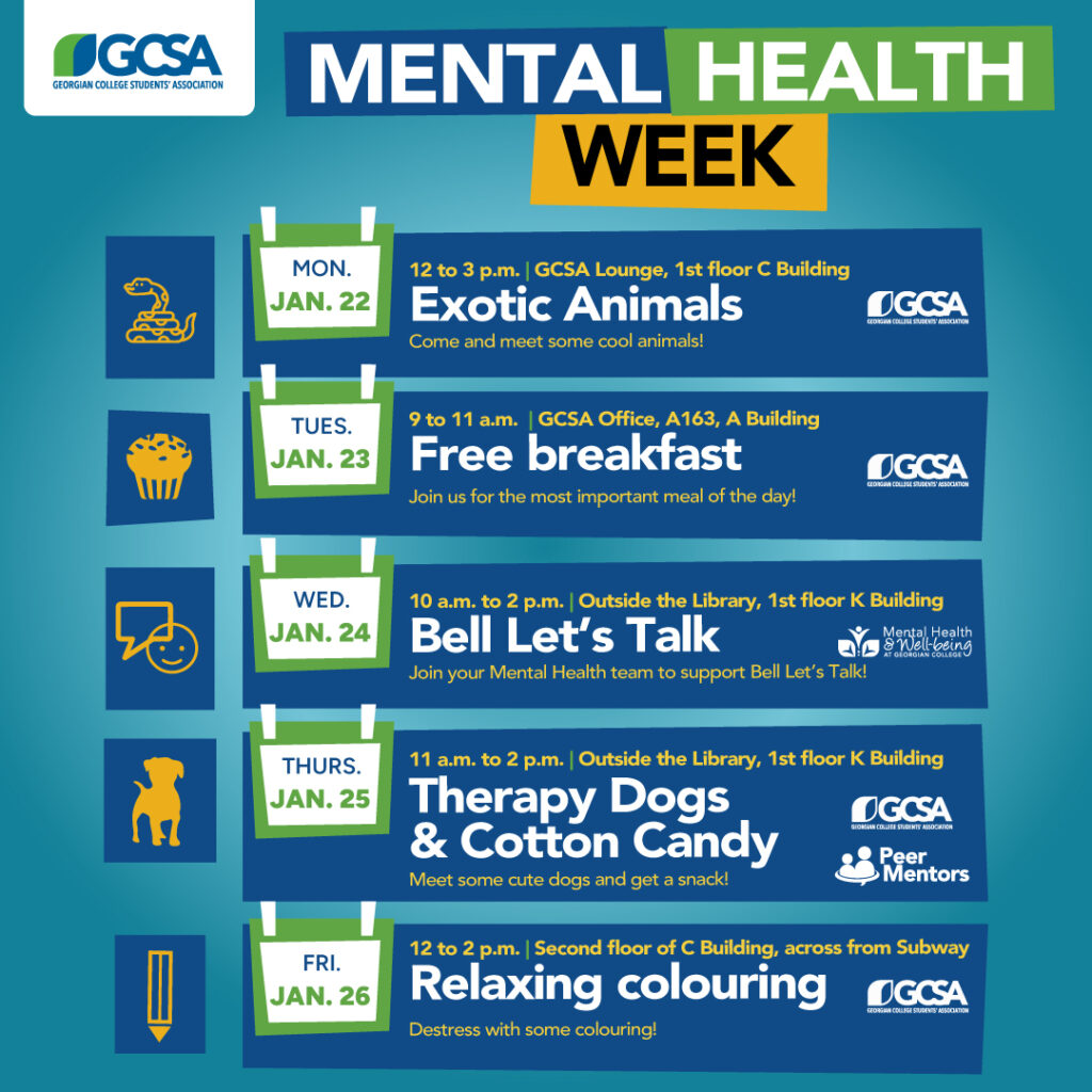 Mental Health Week poster