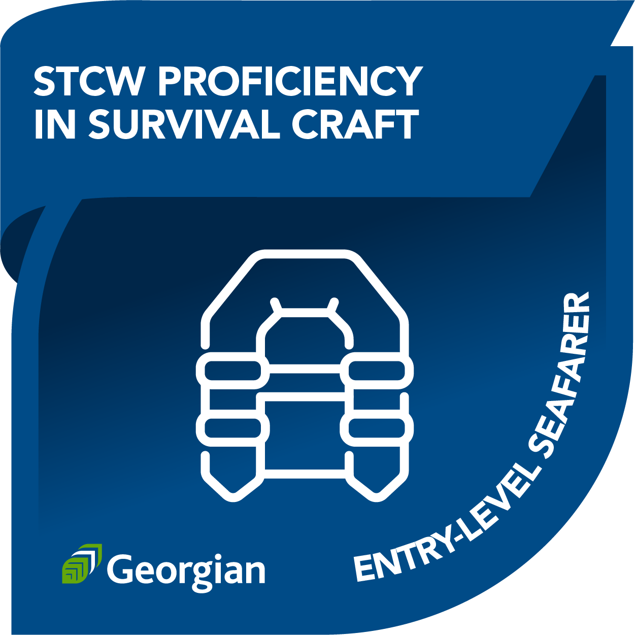 STCW Proficiency in Survival Craft badge
