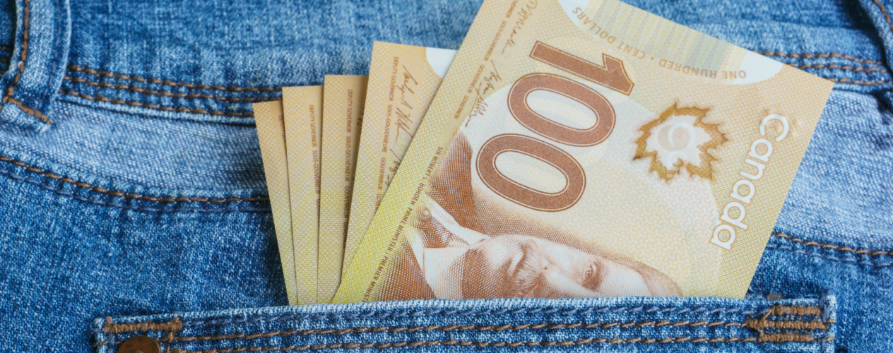 Money in back pocket