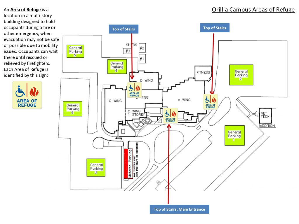 Orillia campus map