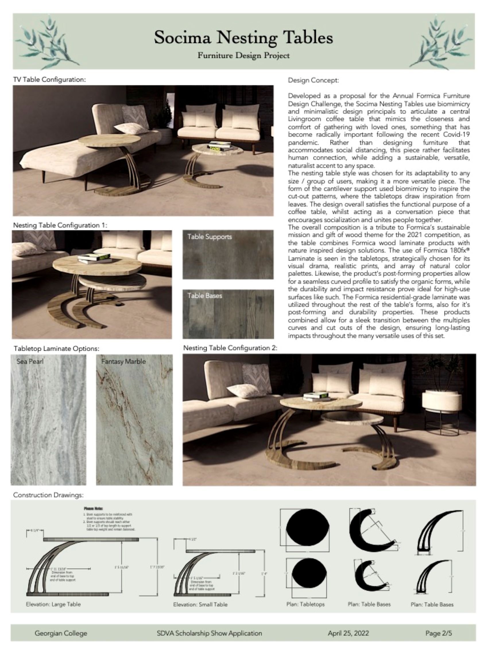 POI Business Interiors Scholarship for Excellence in Interior Design Leanne Hollingworth Pg.2