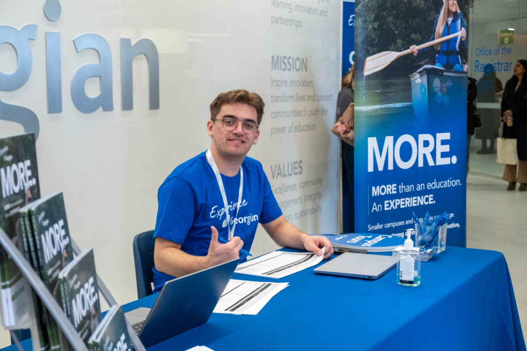 Student at Campus Experience Week