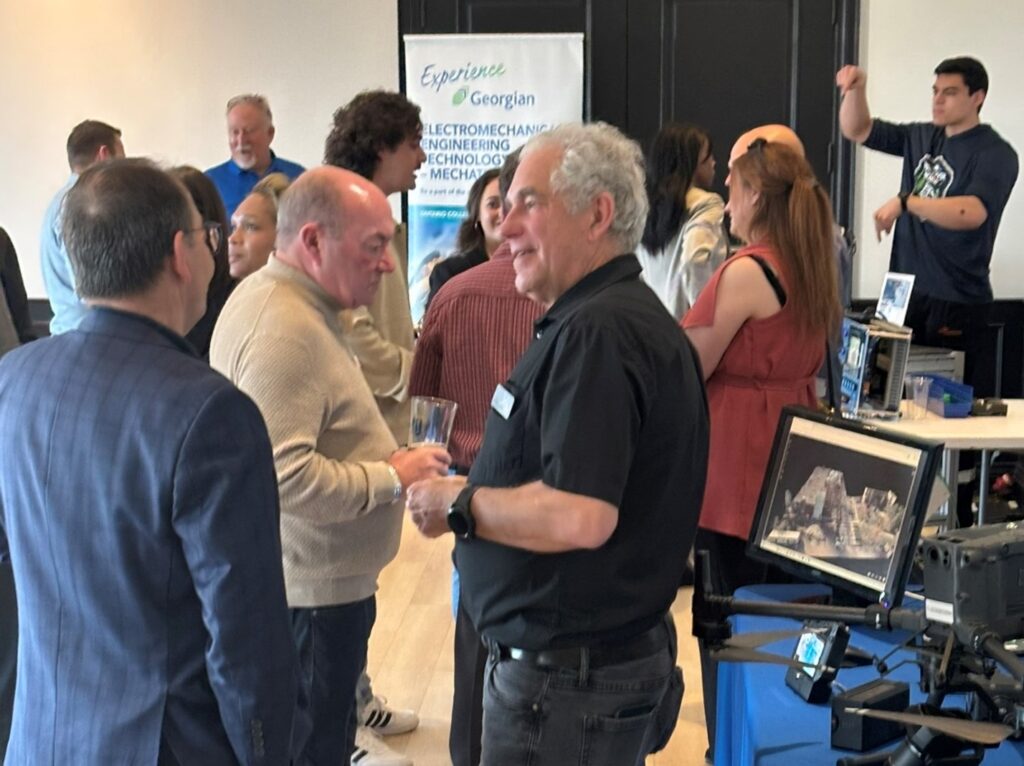 Georgian College staff at the Simcoe County Home Builders' Association's annual dinner.