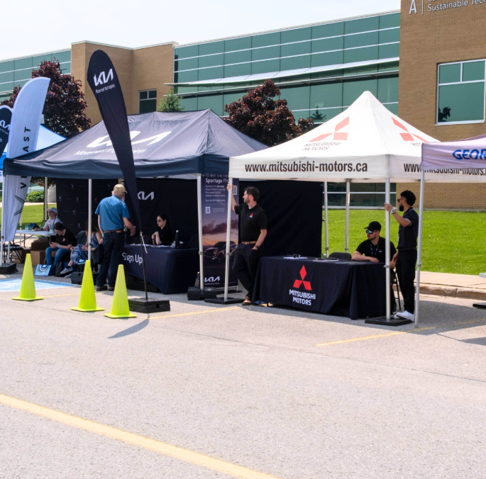 The Auto Show test drive zone