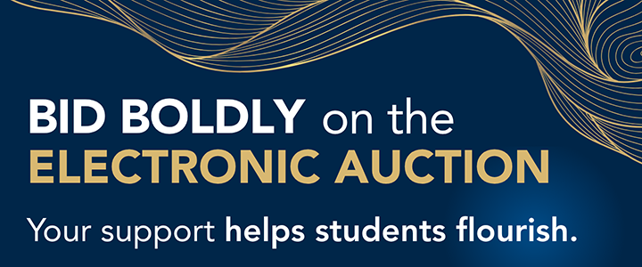 Bid boldly on the electronic auction your support helps students flourish