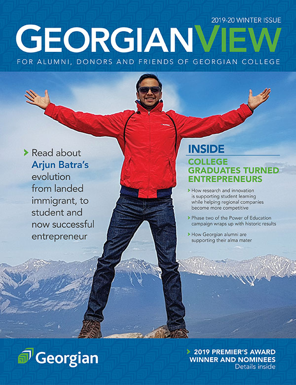 GeorgianView magazine, 2019-20 issue cover page