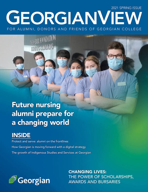 GeorgianView magazine, spring 2021 cover page