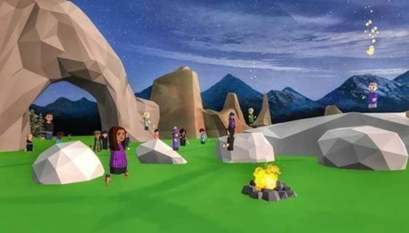 Indigenous community in virtual reality