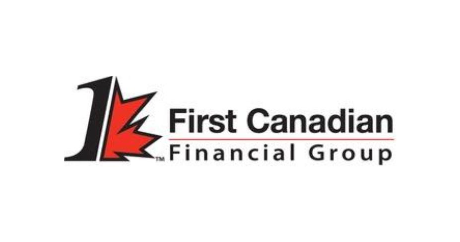 Maple leaf with text "First Canadian Financial Group"