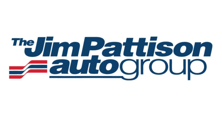"Jim Pattison Auto Group" text in navy