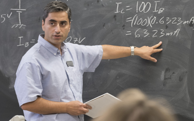 Image of a teacher in classroom