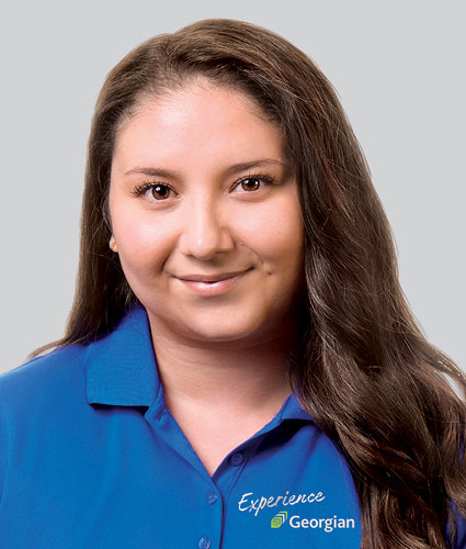 Professional headshot of Ashley Lacourciere, Indigenous Community Liaison Officer at Georgian