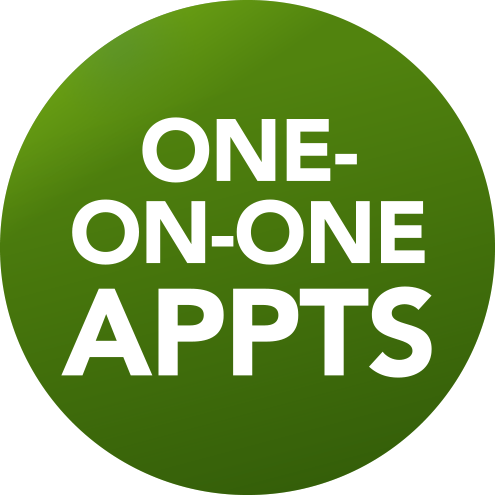 One-on-one appointments
