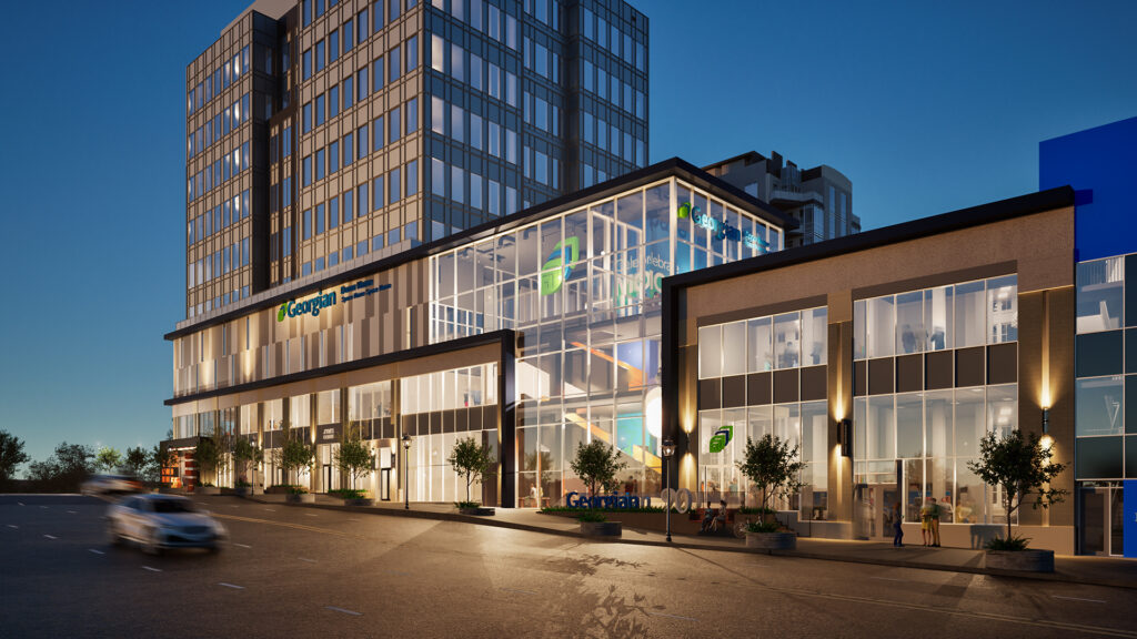 Downtown Barrie building rendering 1