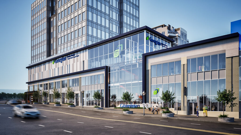 Downtown Barrie building rendering 2