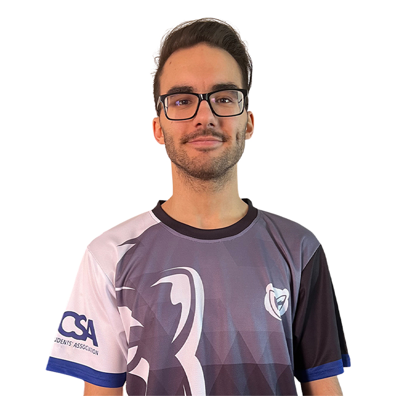 Alexander St-John, member of the Georgian CyberGrizzlies esports club