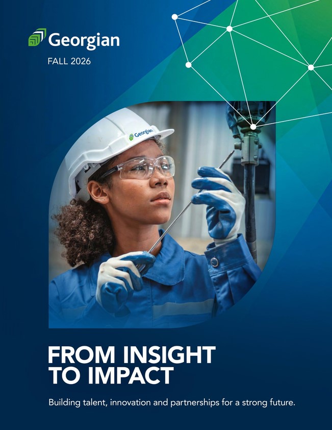 Cover of Georgian's From Insight to Impact report