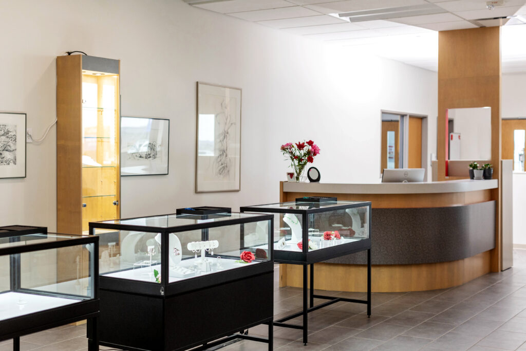 Interior view of the Jewellery Store