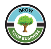 Grow your business, featuring an icon of a fully-grown oak tree with green leaves
