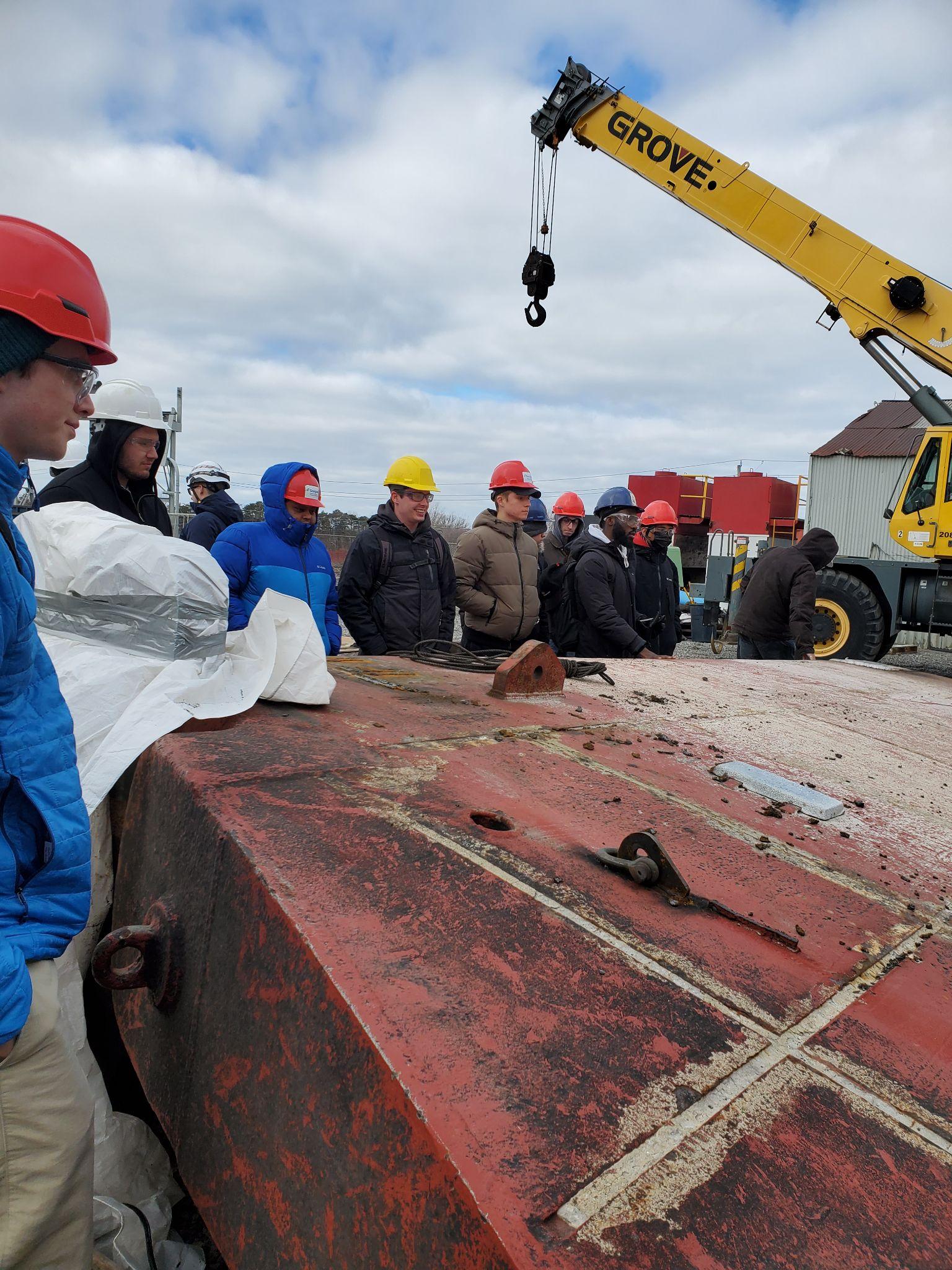 marine students navigate new waters aboard carrier ships