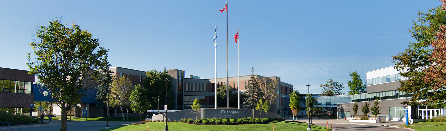 Exterior of the Georgian College Barrie Campus