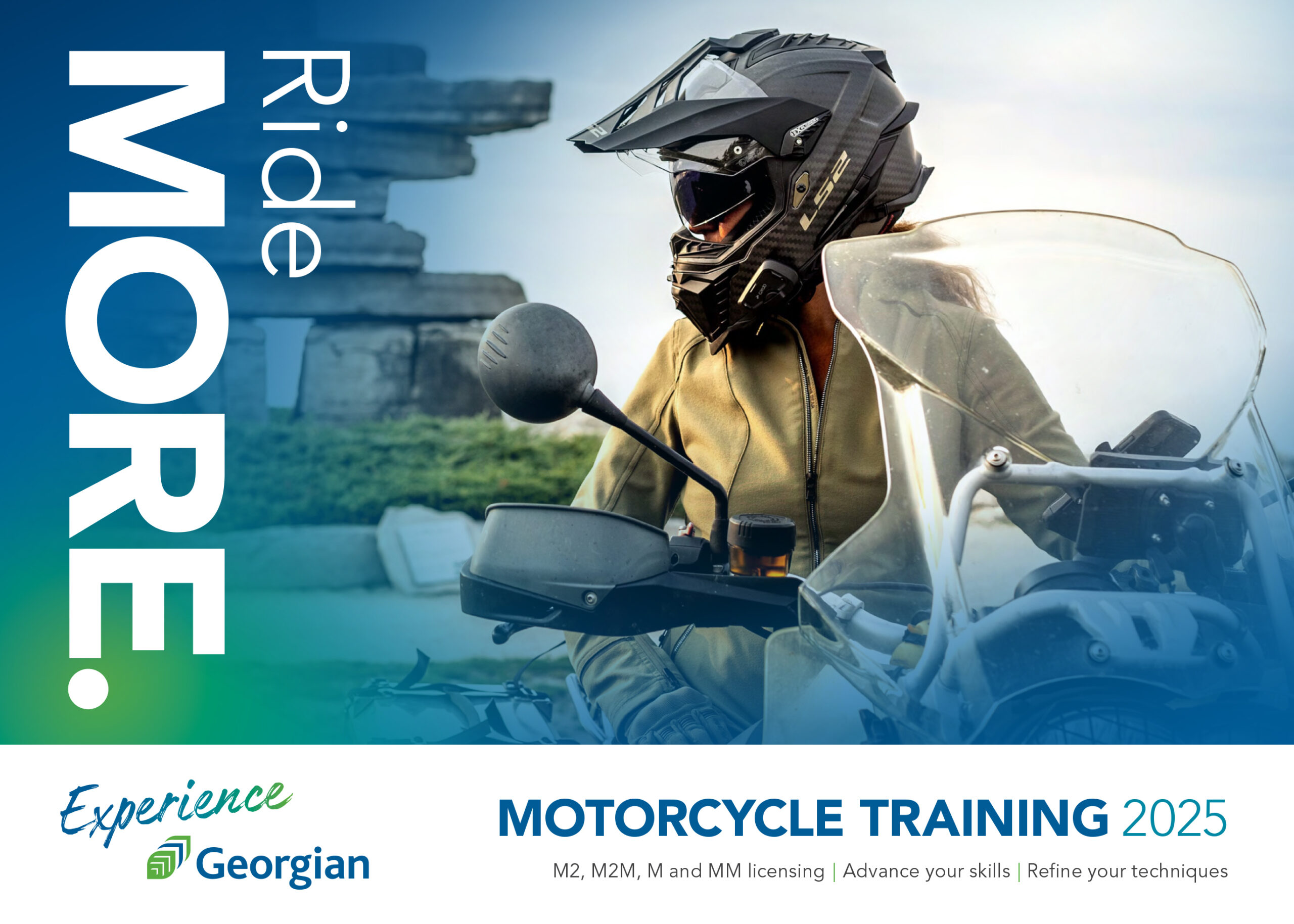 Tour MORE. Georgian College 2023 Motorcycle Training.