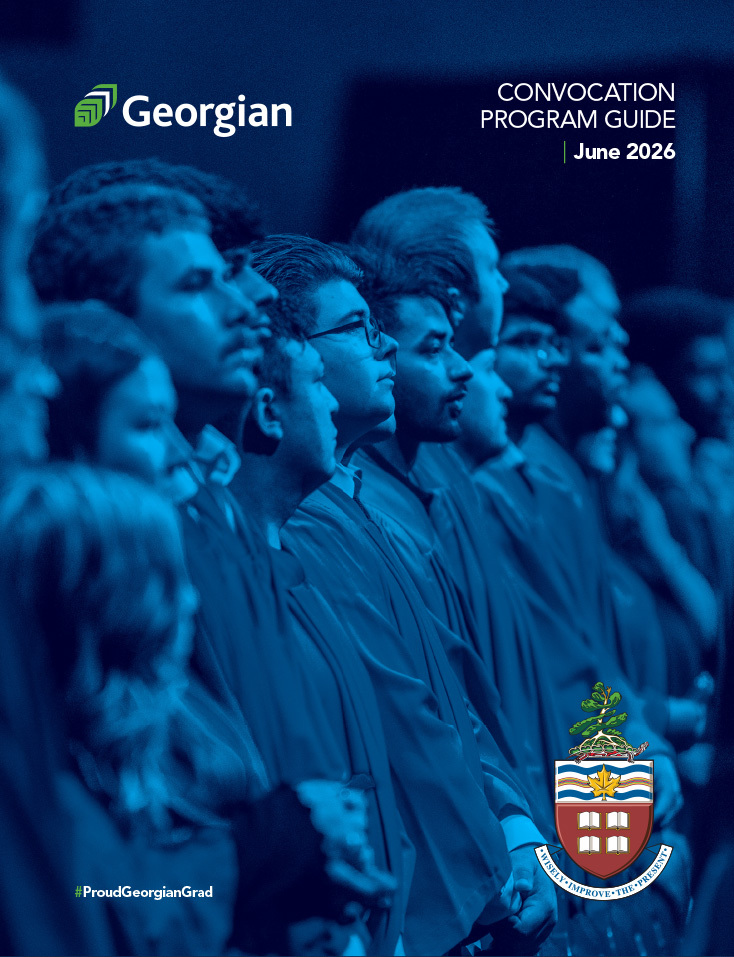 Students attend the Georgian College convocation ceremony