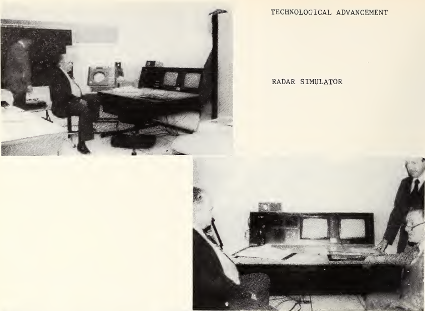 Radar simulator at the Owen Sound Campus, 1981.