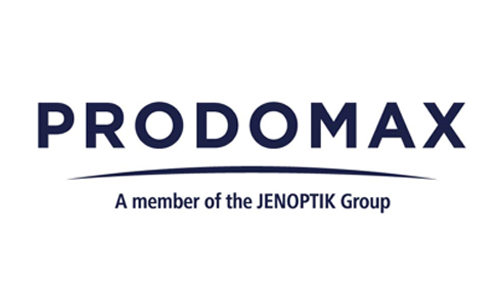 Logo for PRODOMAX: A member of the JENOPTIK Group