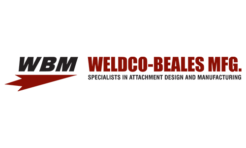 Logo for Weldco-Beales Mfg. (WBM), Specialists in attachment design and manufacturing