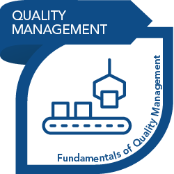RapidSkills: Quality Management micro-certificate - Fundamentals of Quality Management module badge